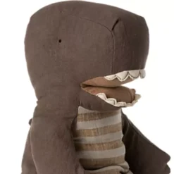 Maileg Knuffeldino Chocolate - 52 Cm -Maileg Winkel dinoknuffel chocolate1