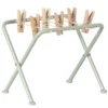Maileg Poppenhuis Droogrek Met Knijpertjes - 10 Cm -Maileg Winkel maileg poppendroogrek