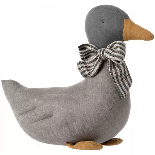 Maileg Decoratie Eend Grijs - 28 Cm