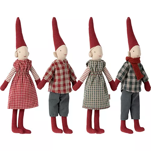 Maileg Decoratie Klimpixie - Jongen - Groen Shirt - 25 Cm - Afbeelding 2