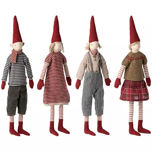 Maileg Decoratie Pixie Maxi - Jongen - Gestreepte Trui - 62 Cm - Afbeelding 2