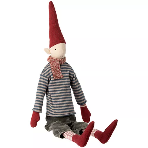 Maileg Decoratie Pixie Maxi - Jongen - Gestreepte Trui - 62 Cm