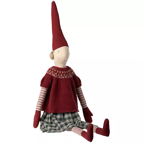 Maileg Decoratie Pixie Mega - Meisje - Groen - 105 Cm - Afbeelding 2