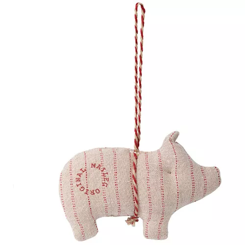 Maileg Hangversiering Stoffen Varken - Assorti - Afbeelding 4