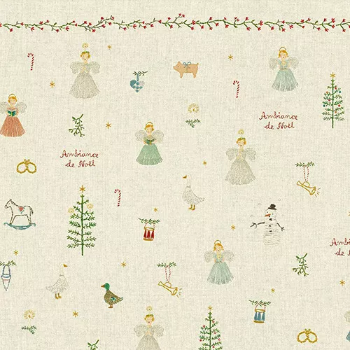 Maileg Inpakpapier Kerstmis - Ambiance De Noël - 10 M 3 Maileg Inpakpapier Kerstmis - Ambiance De Noël - 10 M