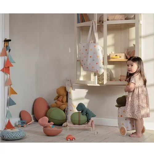 Maileg Knuffeldino In Ei Small - Old Rose - 23 Cm 6 Maileg Knuffeldino In Ei Small - Old Rose - 23 Cm - Image 4