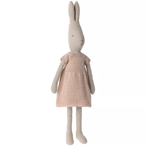 Maileg Knuffelkonijn Gebreide Jurk - Maat 4 - 62 Cm