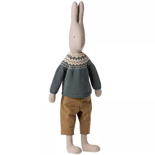 Maileg Knuffelkonijn Gebreide Trui - Maat 5 - 75 Cm