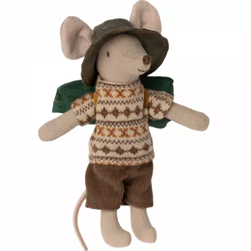 Maileg Knuffelmuis Grote Broer - Backpacker - 13 Cm 3 Maileg Knuffelmuis Grote Broer - Backpacker - 13 Cm