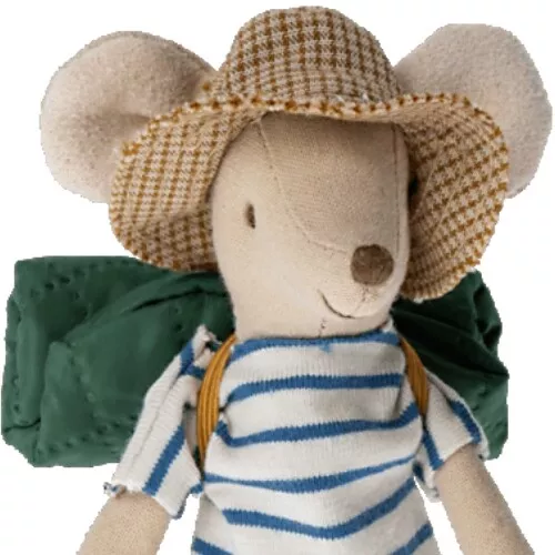 Maileg Knuffelmuis Grote Broer - Backpacker - 12 Cm 4 Maileg Knuffelmuis Grote Broer - Backpacker - 12 Cm - Image 2