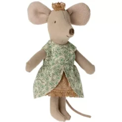 Maileg Knuffelmuis Kleine Zus - Prinses In Luciferdoosje - 10 Cm -Maileg Winkel maileg knuffelmuis grote zus prinses1