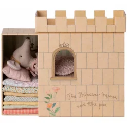 Maileg Knuffelmuis Grote Zus - Prinses Op De Erwt - Roze Jurk - 17 Cm