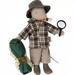 Maileg Knuffelmuis Vader Gids - 15 Cm