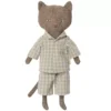 Maileg Knuffelpoes Chatons - Grey - 24 Cm -Maileg Winkel maileg knuffelpoes chatons grey 24 cm 1