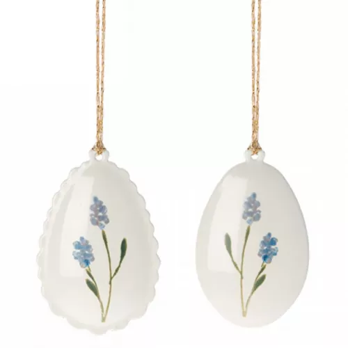 Maileg Paasversiering Ei - Blauw - Assorti 4 Maileg Paasversiering Ei - Blauw - Assorti - Image 2