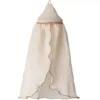 Maileg Poppenbedhemel Miniatuur - Cream - 32 Cm -Maileg Winkel maileg poppenhuis bedhemel cream 32 cm 1