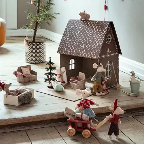 Maileg Poppenhuis Gingerbread House - 36 Cm 8 Maileg Poppenhuis Gingerbread House - 36 Cm - Afbeelding 6