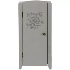 Maileg Poppenhuis Kast Grijs-mint - 23 Cm -Maileg Winkel maileg poppenhuis kast grijs mint 23 cm 2