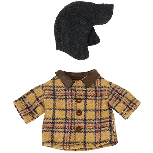 Maileg Poppenkleding Houthakkersjas En Hoed - Teddy Dad