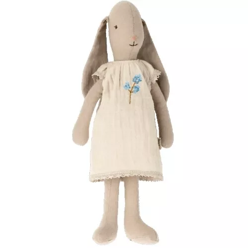 Maileg Poppenkleding Jurk Blauwe Druifjes - Knuffelkonijn - Maat 2 - Afbeelding 2