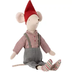 Maileg Poppenkleding Kerst - Knuffelmuis Jongen - Medium -Maileg Winkel maileg poppenkleding kerst knuffelmuis jongen medium 2