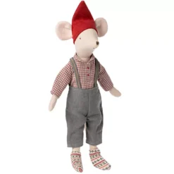 Maileg Poppenkleding Kerst - Knuffelmuis Jongen - Medium -Maileg Winkel maileg poppenkleding kerst knuffelmuis jongen medium 3