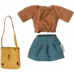 Maileg Poppenkleding Moedermuis Met Tas - 3-delig