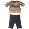 Maileg Poppenkleding Alledaags - Teddy Dad - 25 Cm -Maileg Winkel maileg poppenkleding streepjestrui teddy dad