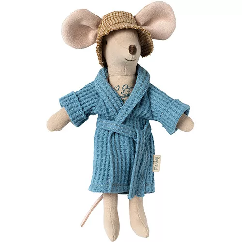 Maileg Poppenkleding Vadermuis - Badjas 4 Maileg Poppenkleding Vadermuis - Badjas - Afbeelding 2