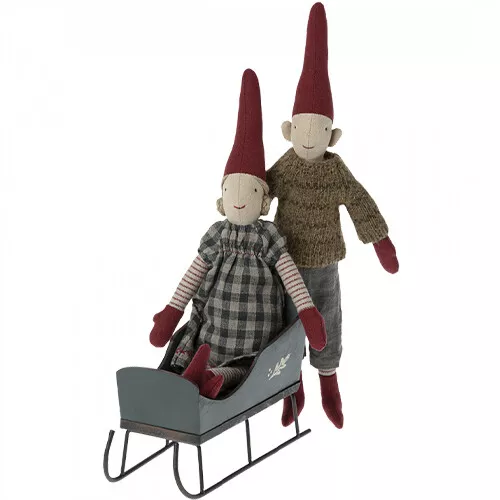 Maileg Poppenslee - Groen - Mini 4 Maileg Poppenslee - Groen - Mini - Afbeelding 2