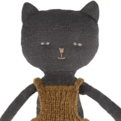Maileg Knuffelpoes Chatons - Black - 23 Cm 5 Maileg Knuffelpoes Chatons - Black - 23 Cm -Maileg Winkel poezenknuffel ginger black1