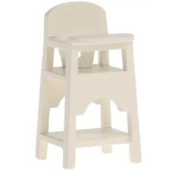 Maileg Poppenhuis Kinderstoel - Off-white - 7 Cm